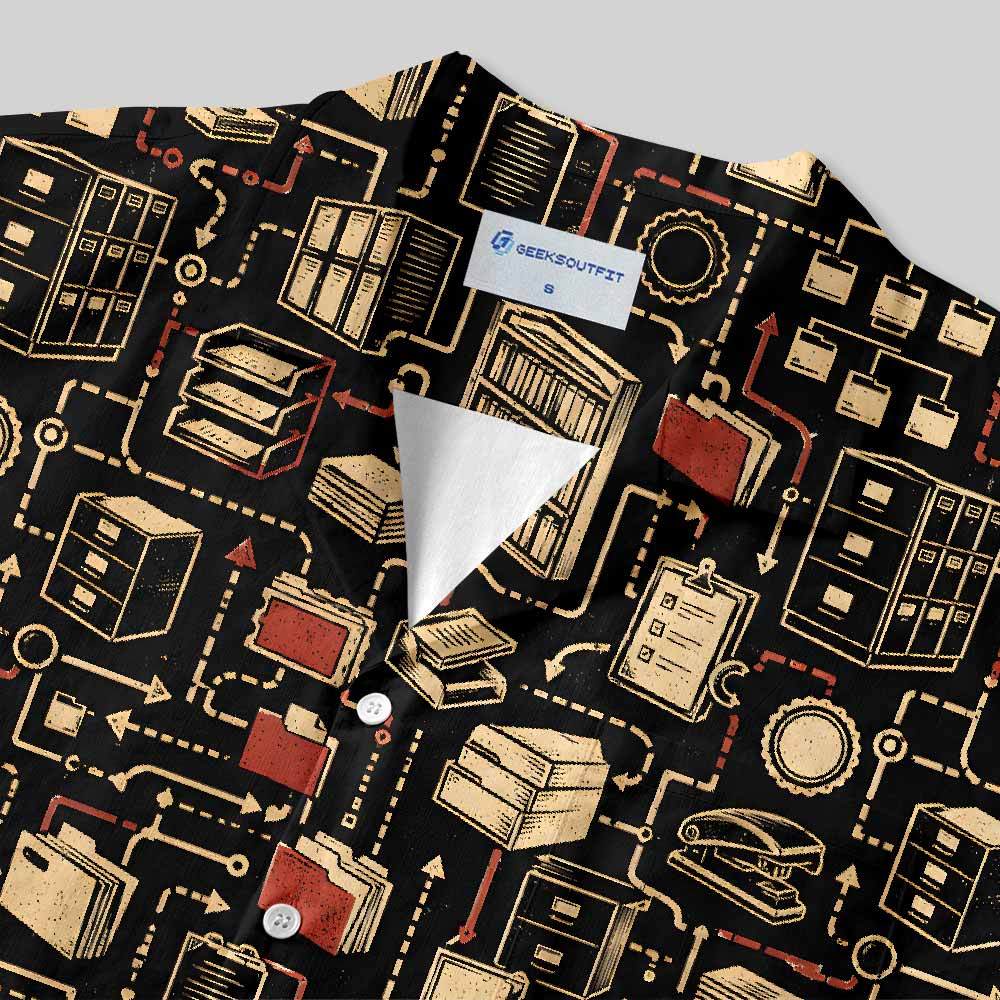 Data Storage Department Button Up Pocket Shirt