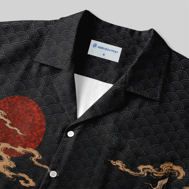 Vintage Ukiyo-e Laser Katana Samurai Duel Geek T-Shirt