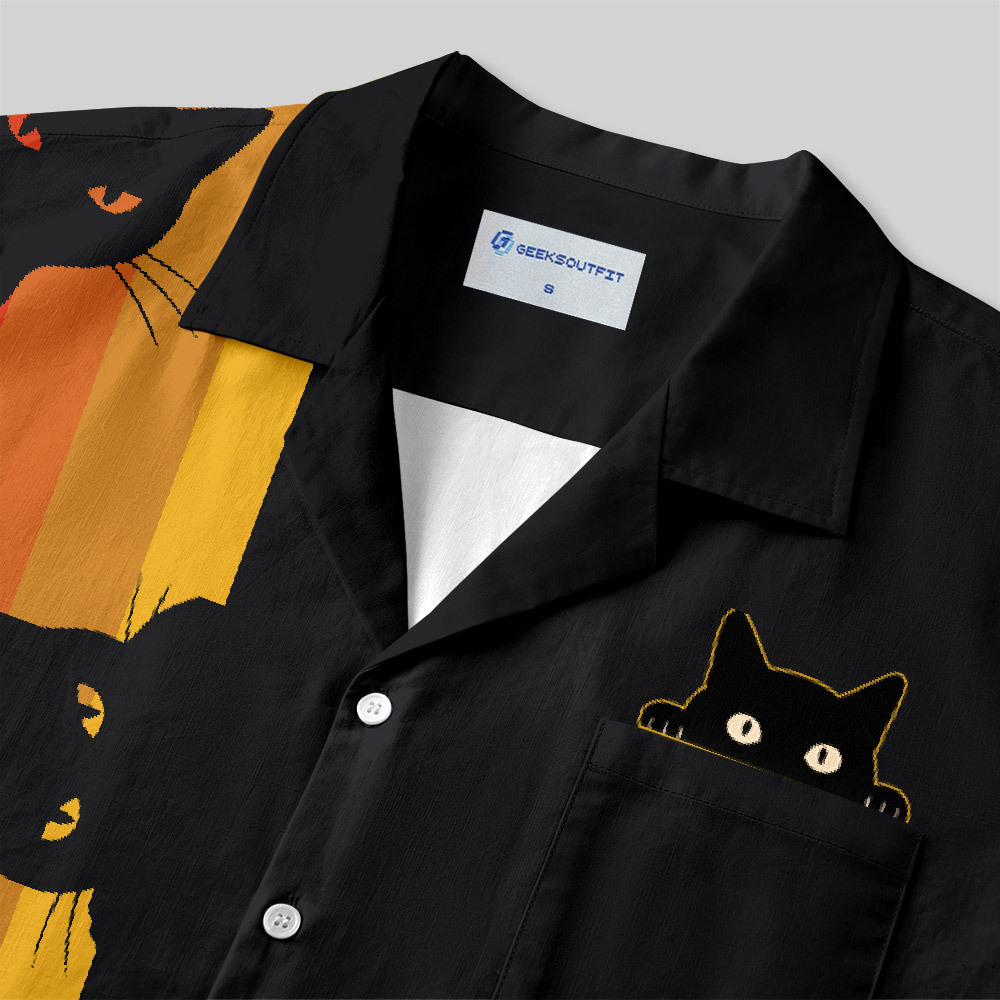 You Get Schrodinger's Cat In The Box Button Up Pocket Shirt