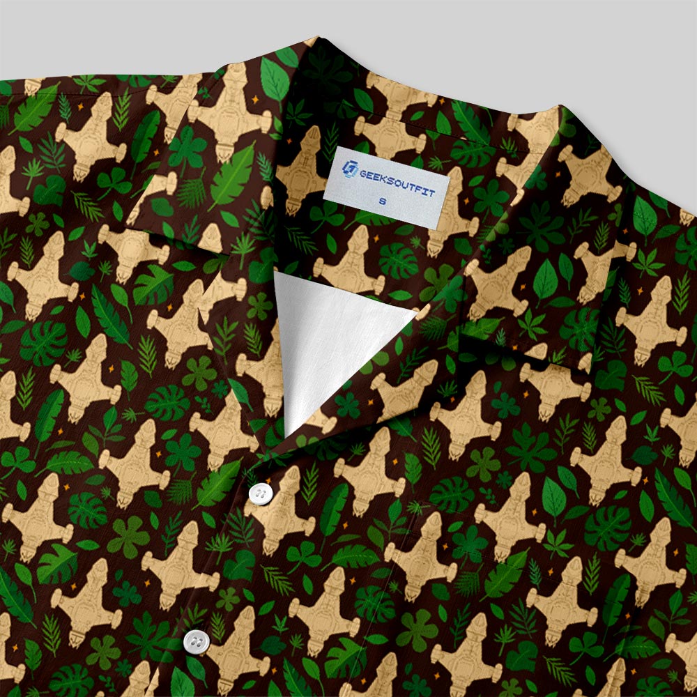 Serenity Spaceship Button Up Pocket Shirt