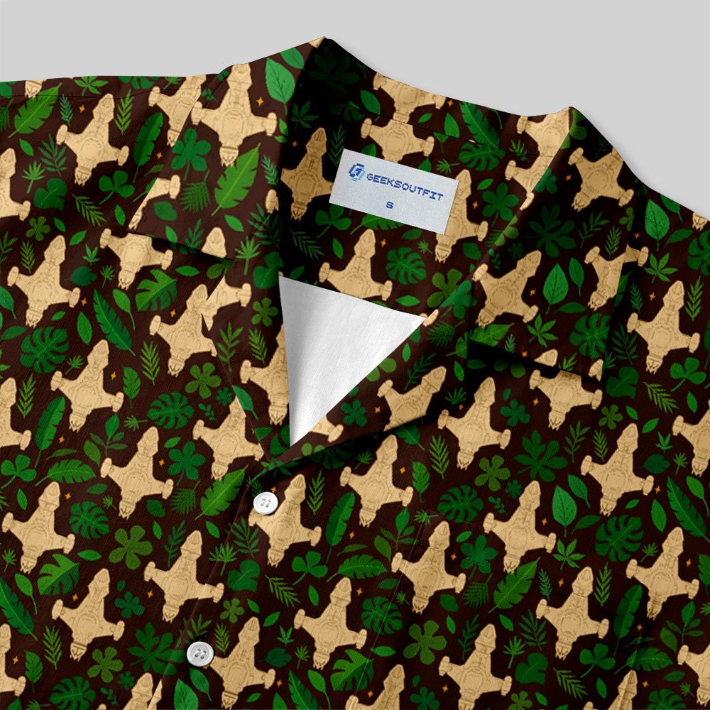 Serenity Spaceship Button Up Pocket Shirt