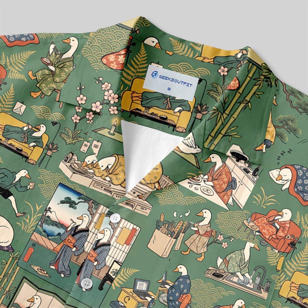 Goose Side Story Button Up Pocket Shirt