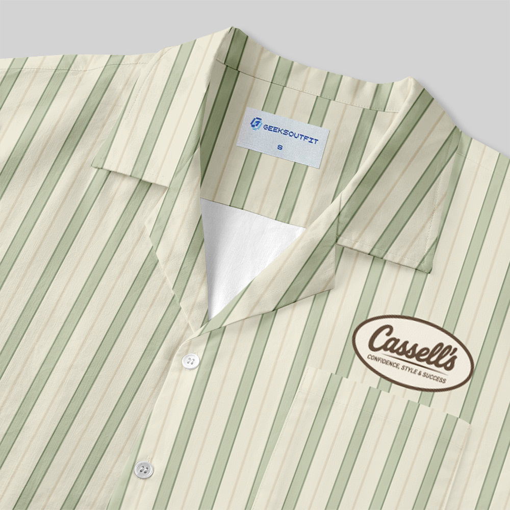 Cassell’s Vintage Stripe Button Up Pocket Shirt