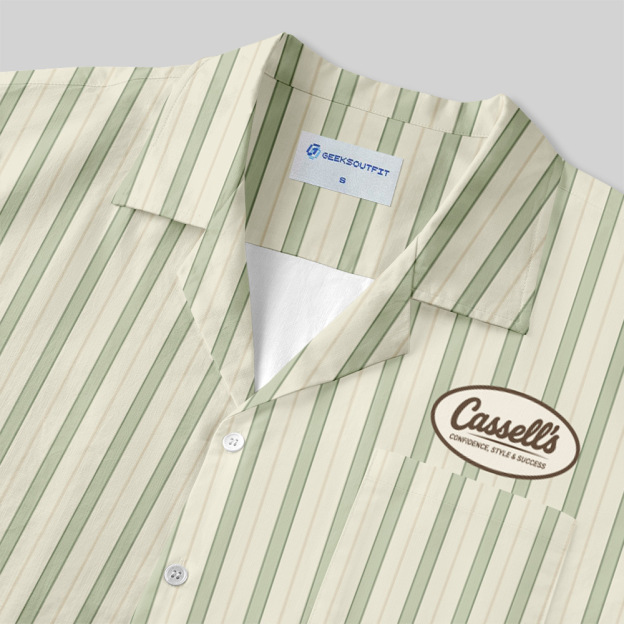 Cassell’s Vintage Stripe Button Up Pocket Shirt