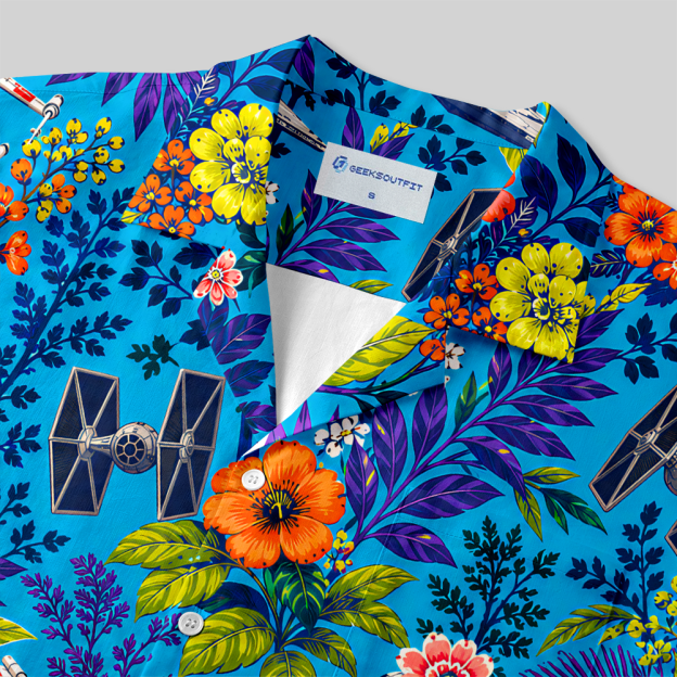 Floral Flightpath Button Up Pocket Shirt
