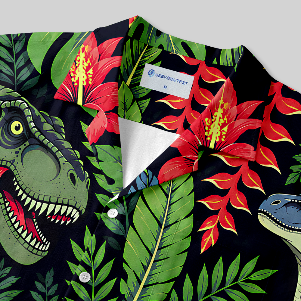 Tropical Titans Button Up Pocket Shirt
