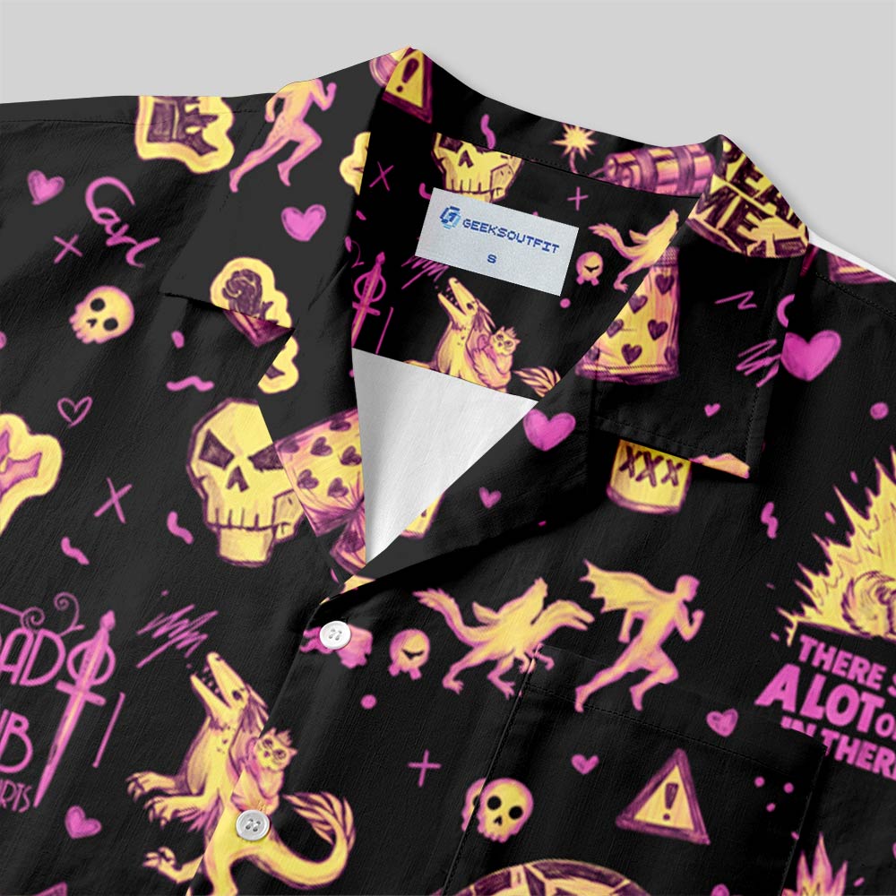 Carl's Night Chaos Button Up Pocket Shirt