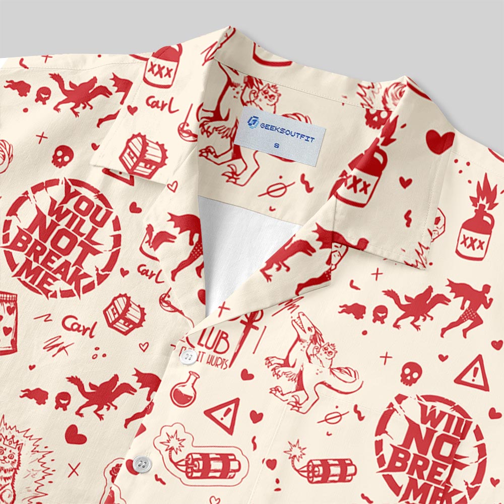 The Desperado Club Doodle Button Up Pocket Shirt