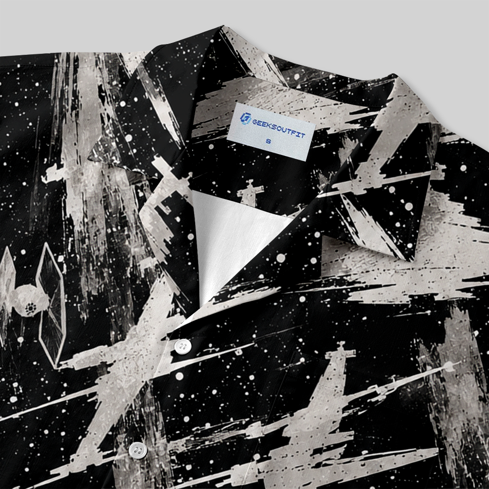 Voidfleet Brushstorm Button Up Pocket Shirt