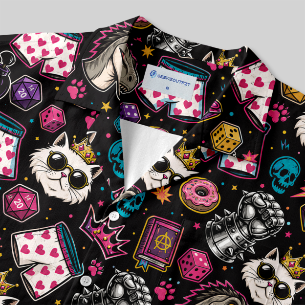 Dungeon Crawler Carl Button Up Pocket Shirt