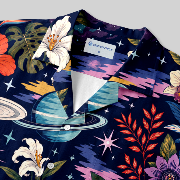 Celestial Botanica Button Up Pocket Shirt