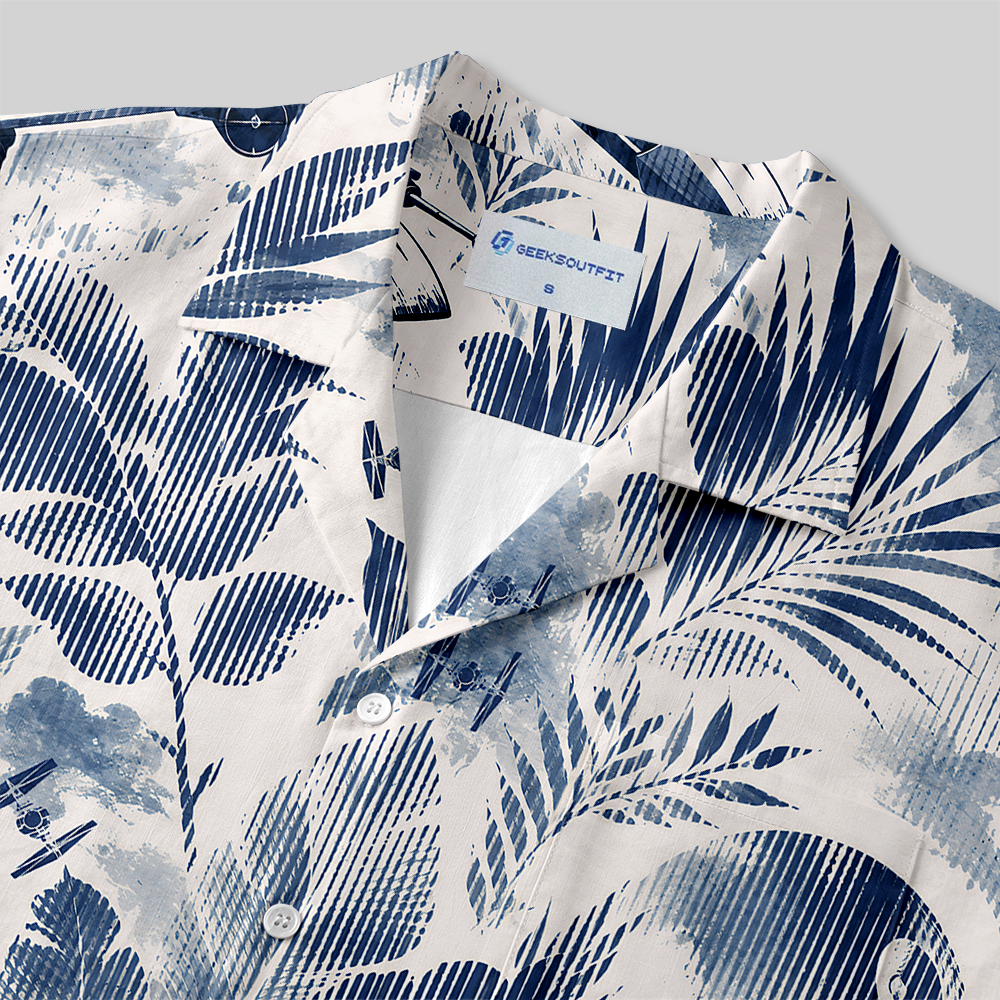 Tropical Dogfight Button Up Pocket Shirt