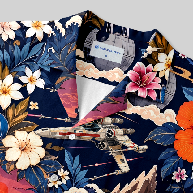 Tides Beyond the Stars Button Up Pocket Shirt
