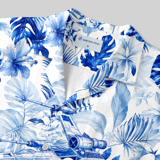 Tropical Squadron Button Up Pocket Shirt