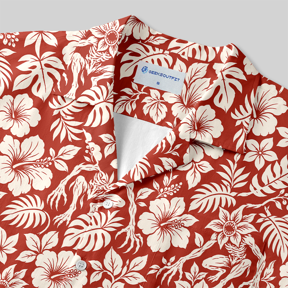 Predatory Bloom Button Up Pocket Shirt