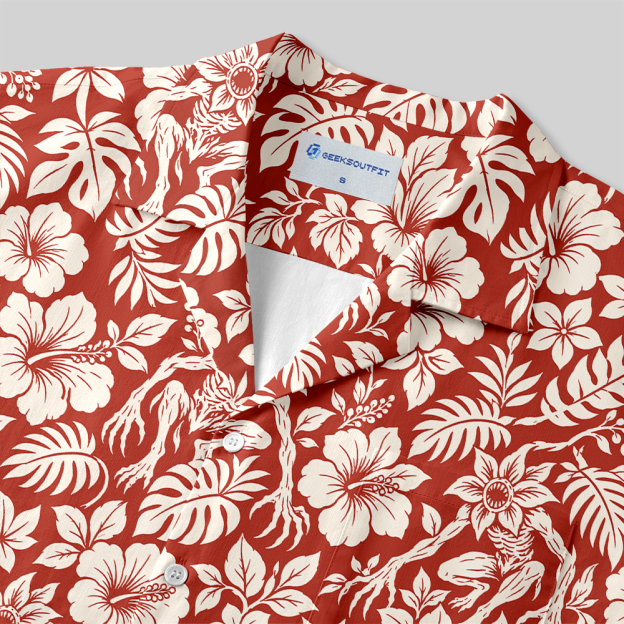 Predatory Bloom Button Up Pocket Shirt