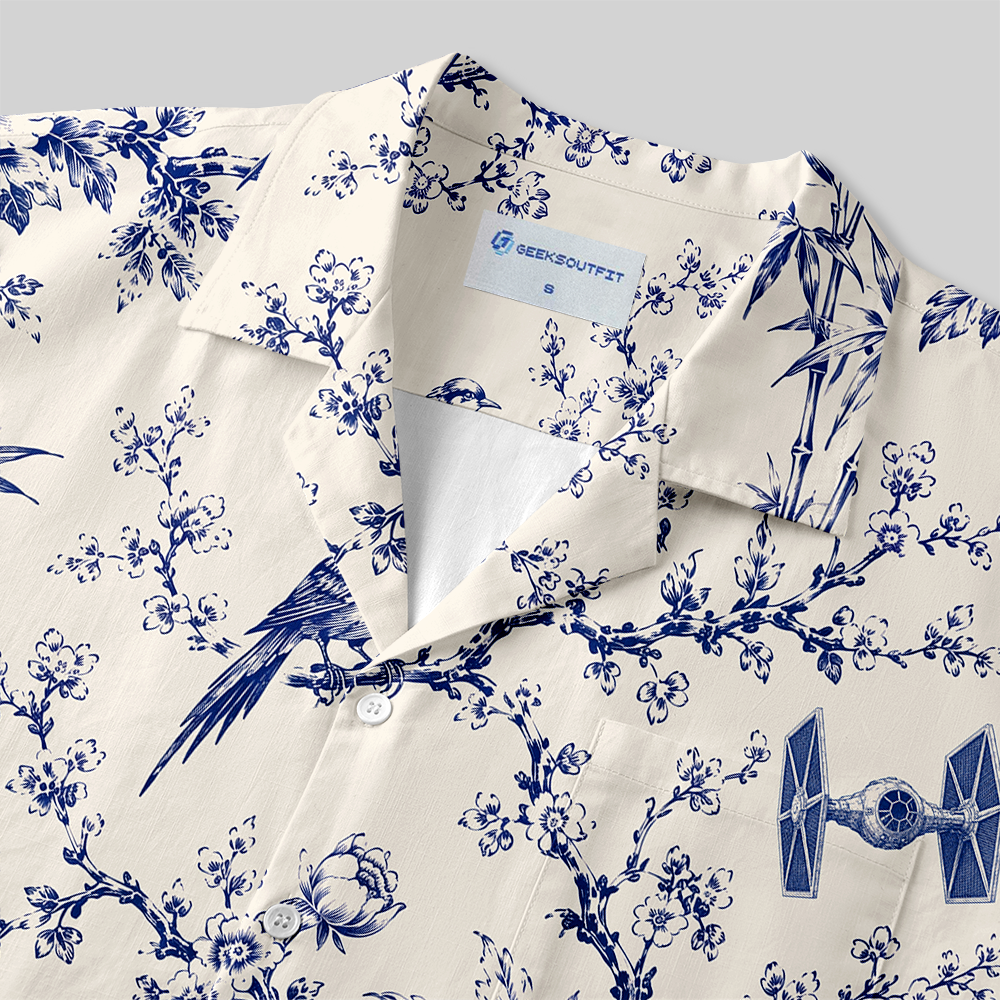 Porcelain Patrol Button Up Pocket Shirt