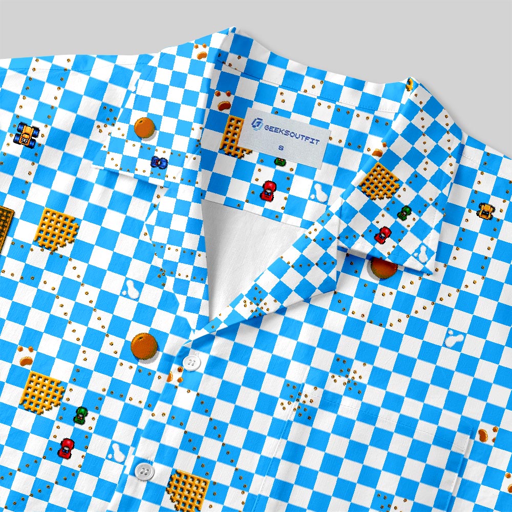 Micro Machines Button Up Pocket Shirt