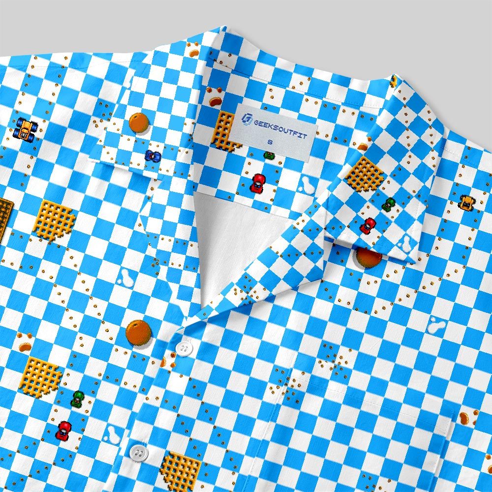 Micro Machines Button Up Pocket Shirt