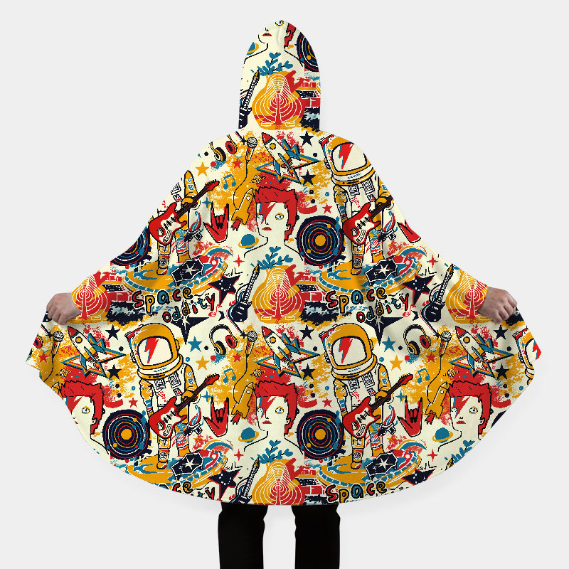 Space Oddity Flannel Cloak