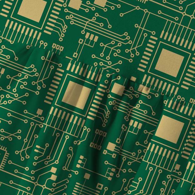 Technology Sense Circuit Board Geek A-Line Cami Dress