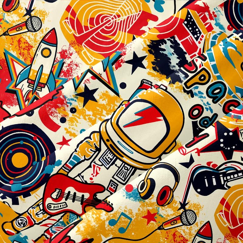 Space Oddity Button Up Pocket Shirt