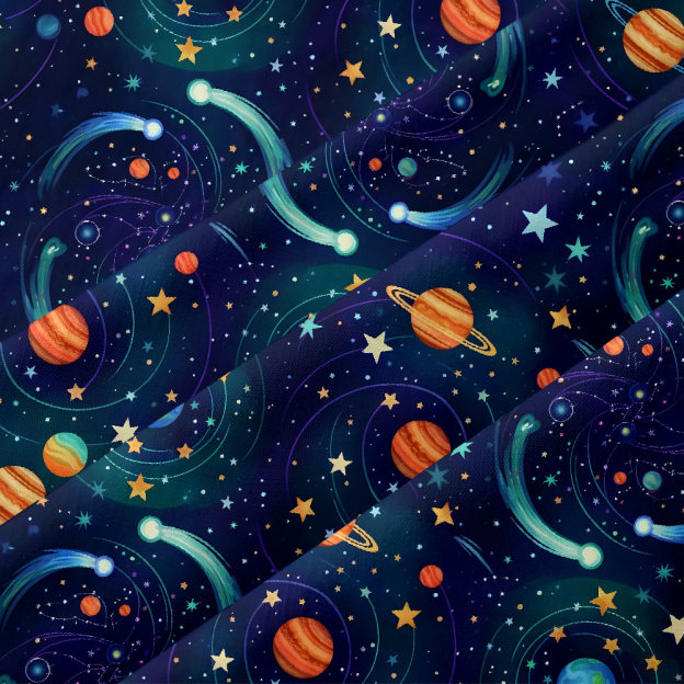 Interstellar Dream Voyage Button Up Pocket Shirt