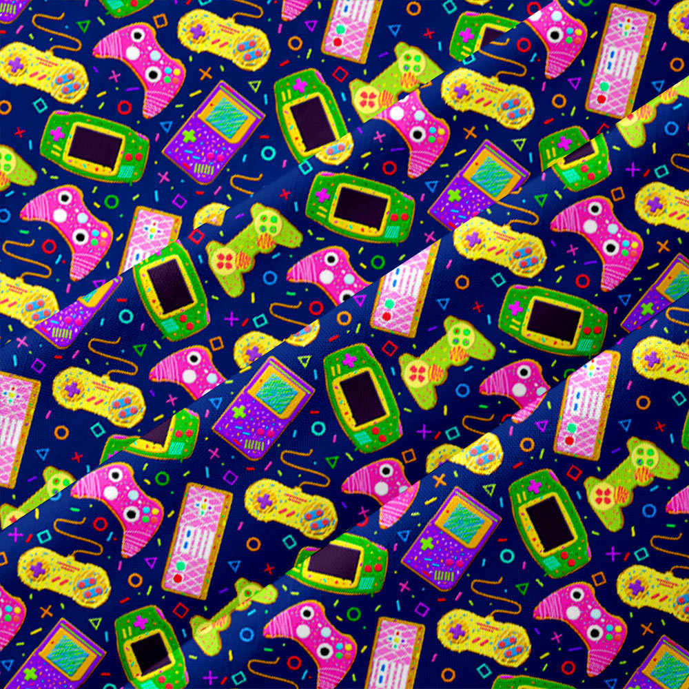 Sugar Cookie Game Controller Button Up Pocket Shirt