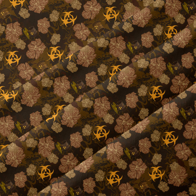 Biohazard Bloom Button Up Pocket Shirt