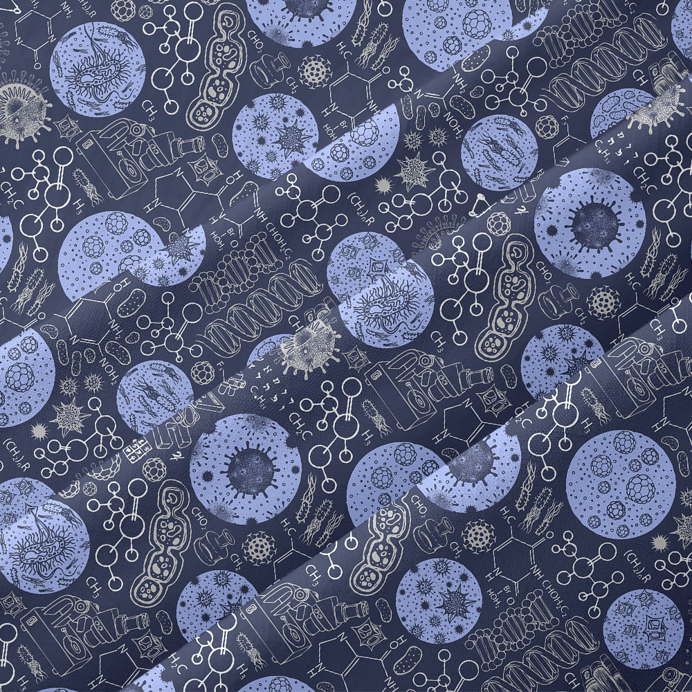 Microscopic Cosmos Button Up Pocket Shirt