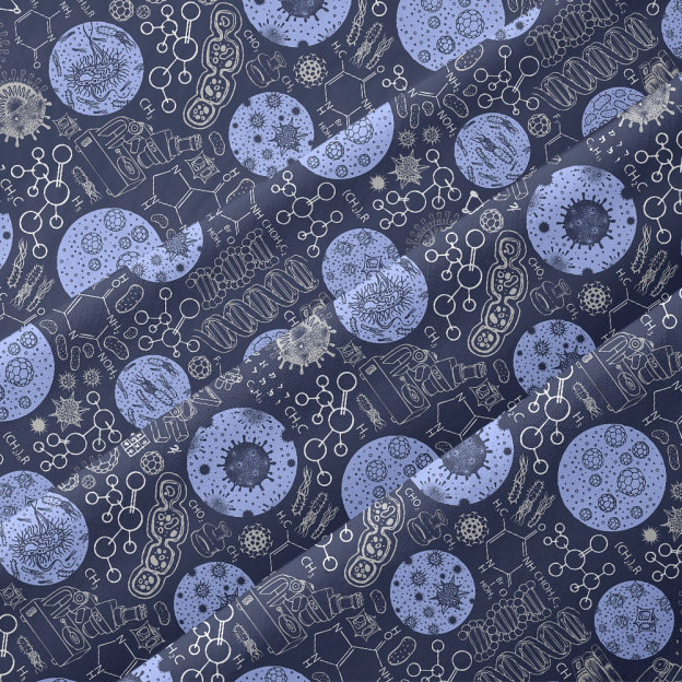 Microscopic Cosmos Button Up Pocket Shirt