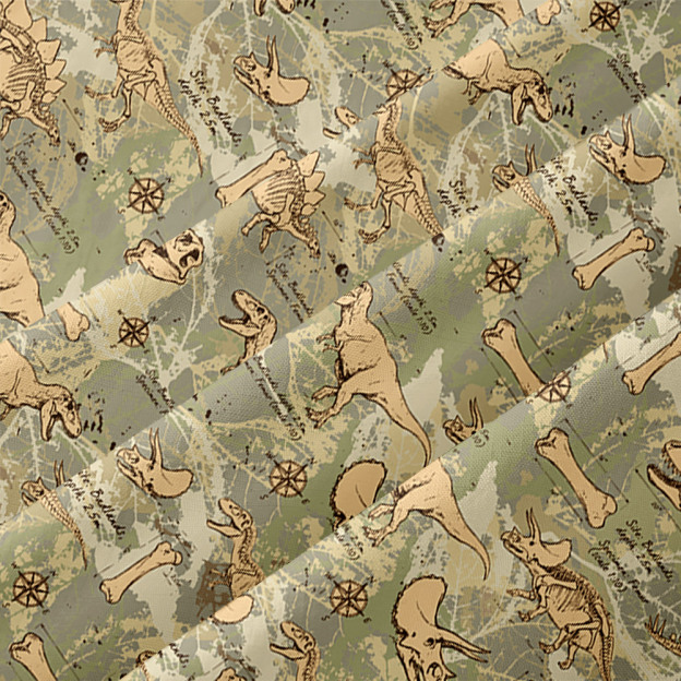 Prehistoric Expedition Button Up Pocket Shirt