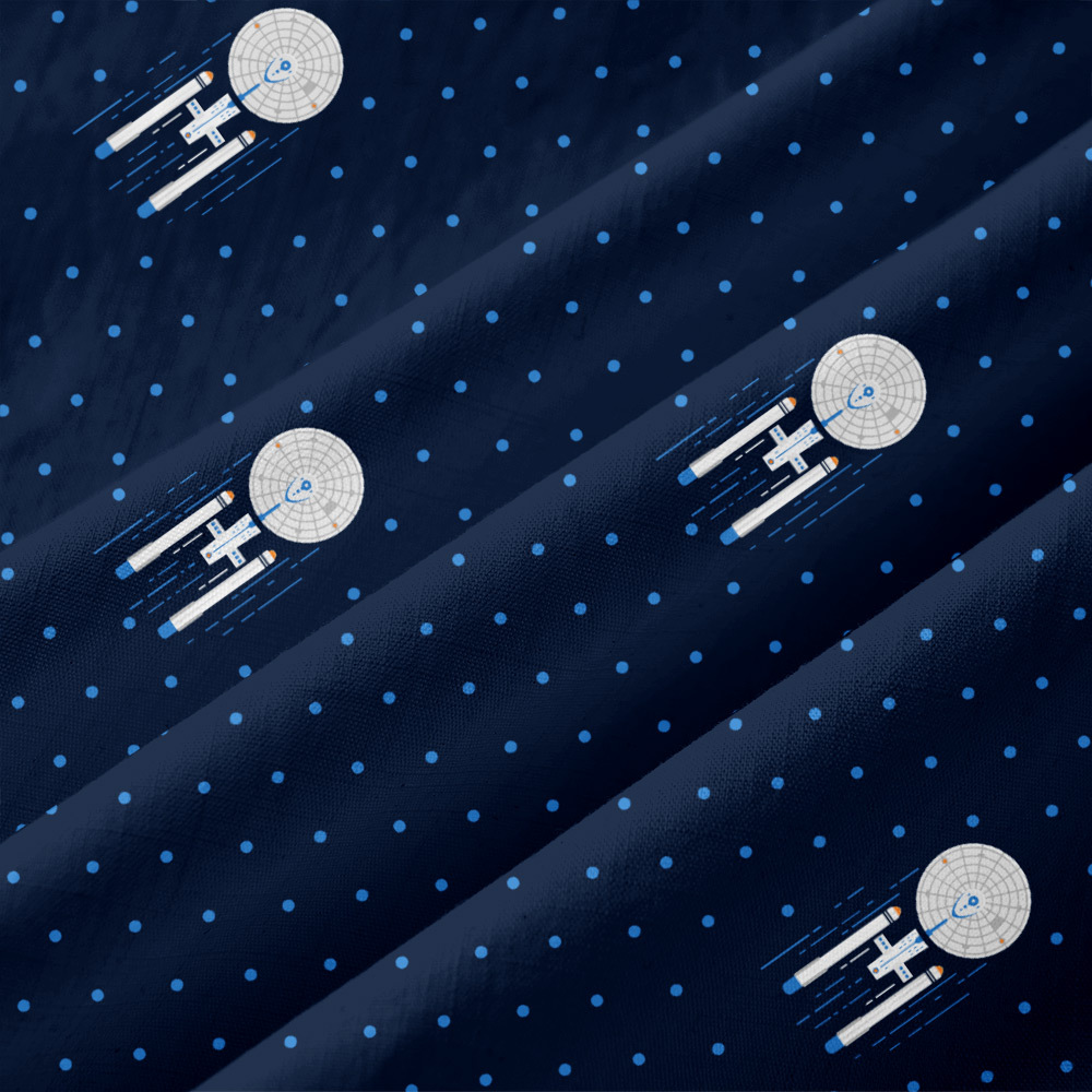 USS Enterpris Icon Button Up Pocket Shirt
