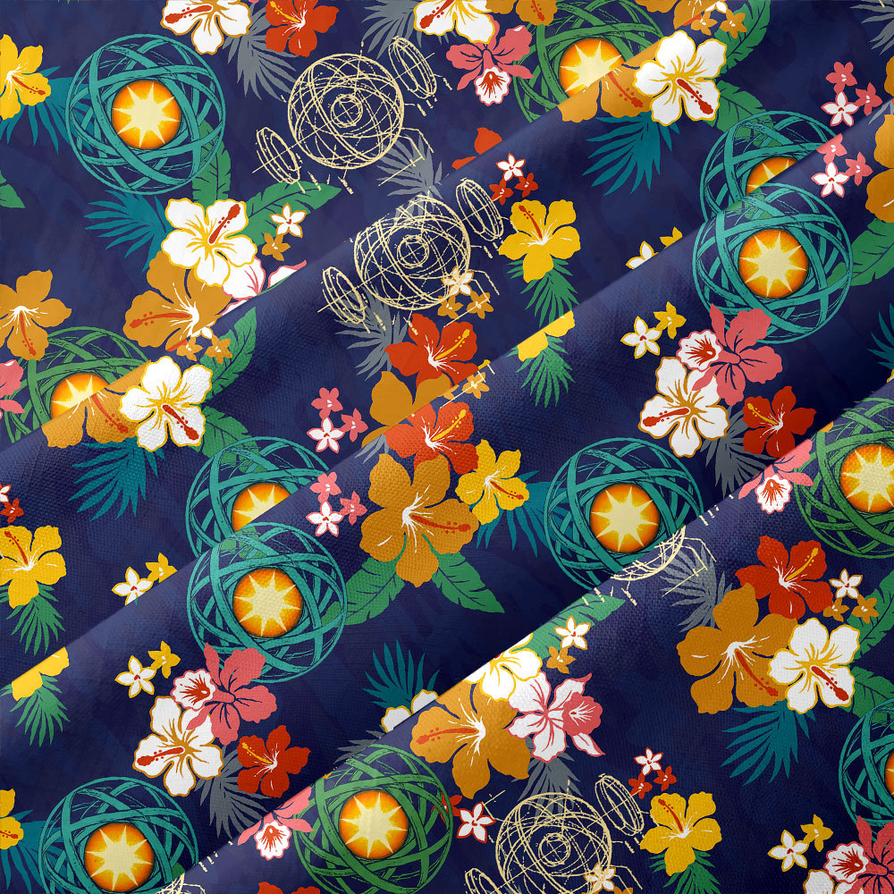 Hawaiian Dyson Sphere Button Up Pocket Shirt