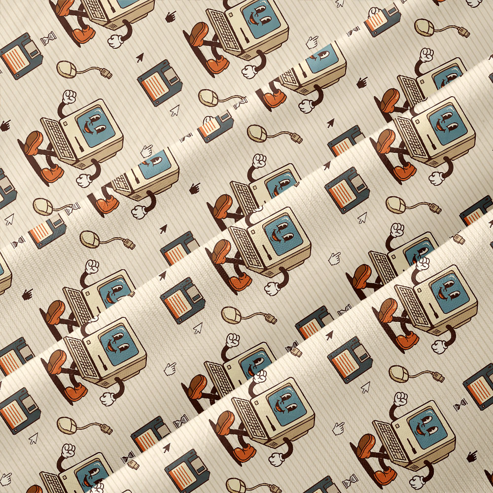 Digital Nostalgia Button Up Pocket Shirt