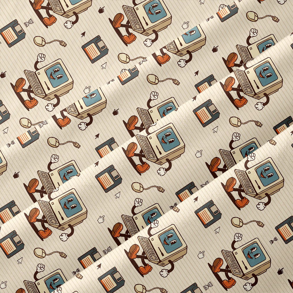 Digital Nostalgia Button Up Pocket Shirt