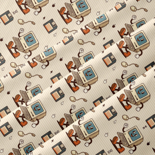 Digital Nostalgia Button Up Pocket Shirt