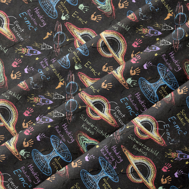 Chalkboard Universe Button Up Pocket Shirt