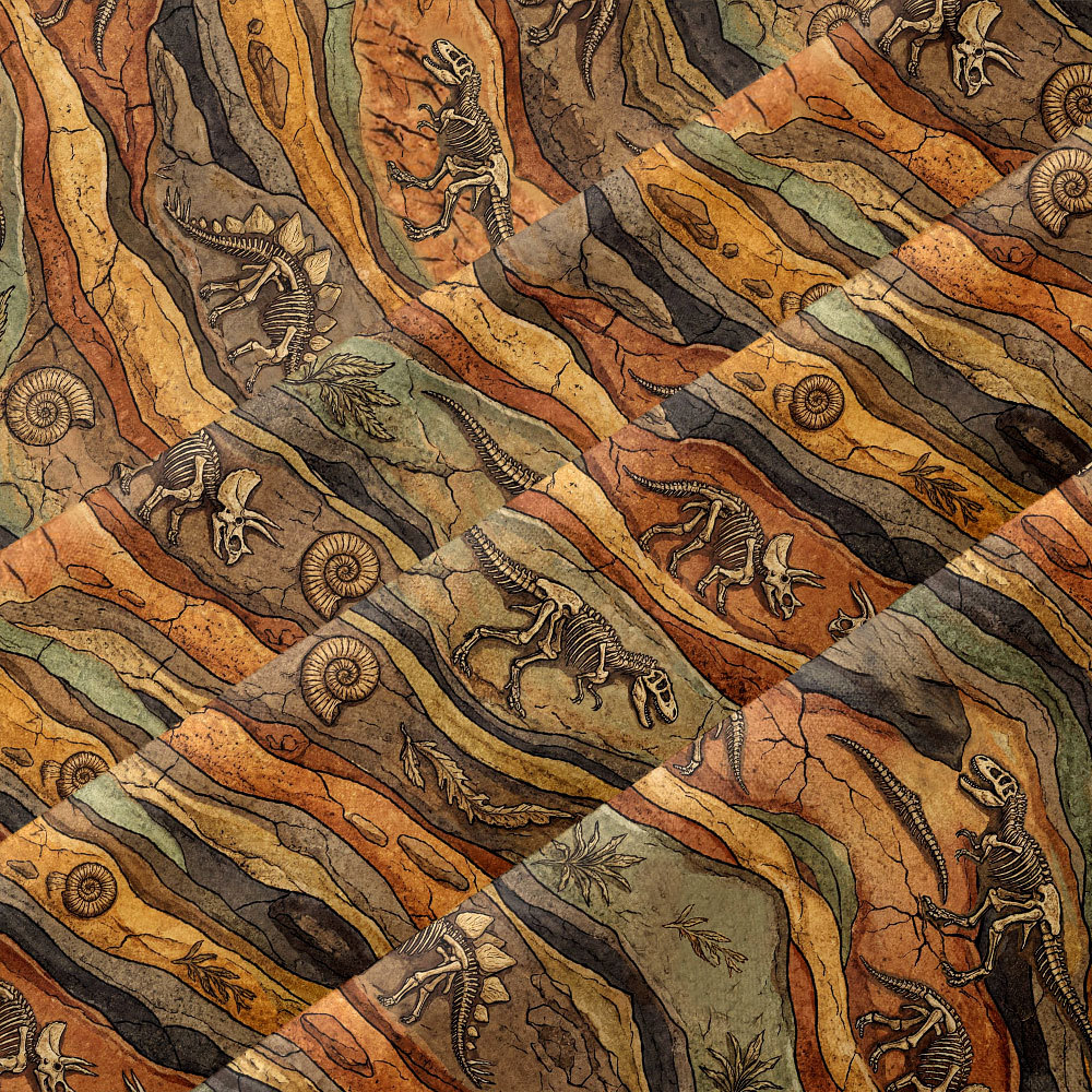 Rock Fossil Button Up Pocket Shirt