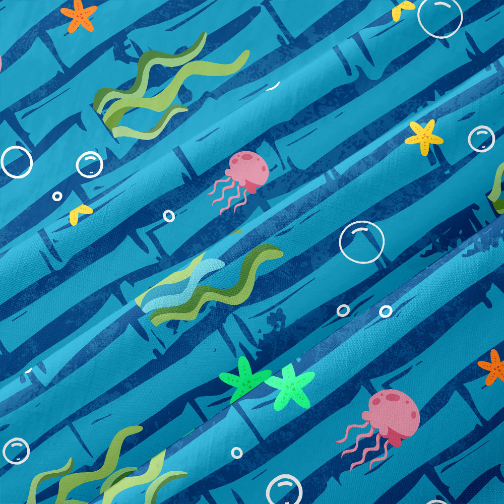 Submarine Garden Button Up Pocket Shirt