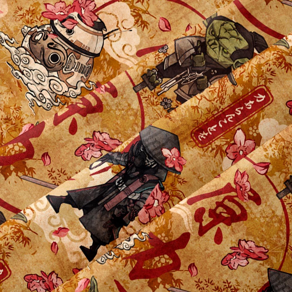 Force Traditional Painting Button Up Pocket Shirt
