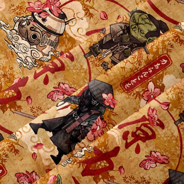 Force Traditional Painting Button Up Pocket Shirt