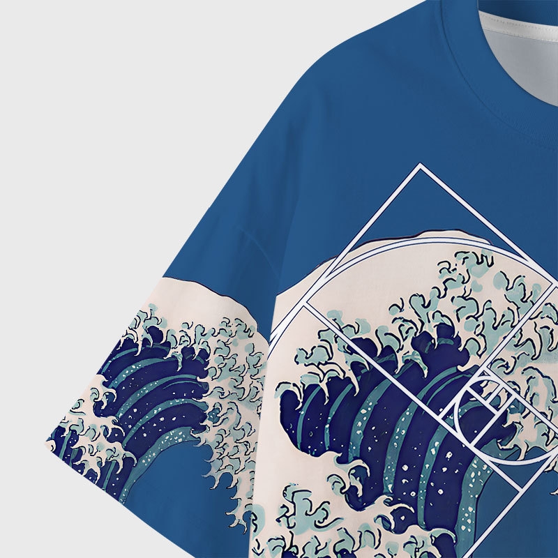 Great Fibonacci Wave Geek All-Over Print T-Shirt