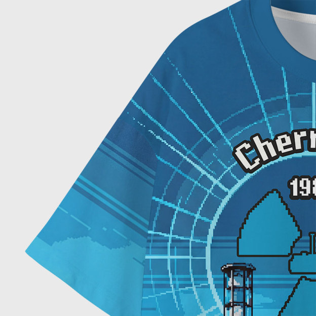 Chernobyl 1986 Geek All-Over Print T-Shirt