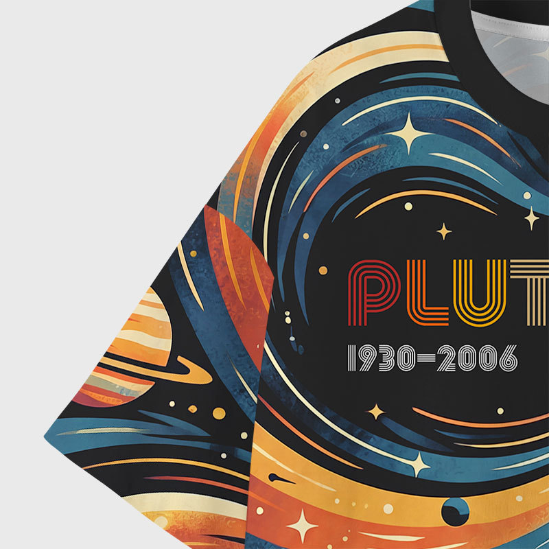PLUTO Vintage Geek All-Over Print T-Shirt