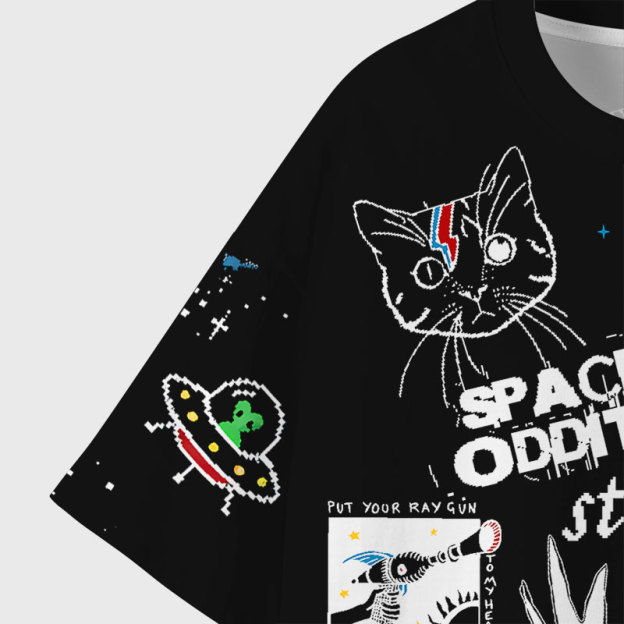 Starman Geek All-Over Print T-Shirt