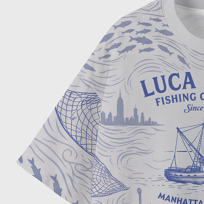 Luca Brasi Geek All-Over Print T-Shirt