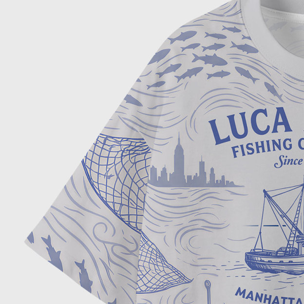 Luca Brasi Geek All-Over Print T-Shirt