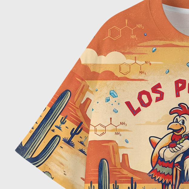 Los Pollos Hermanos Geek All-Over Print T-Shirt