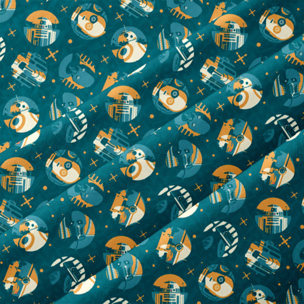 Space Science Fiction Robot Button Up Pocket Shirt